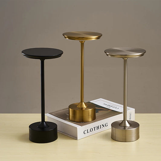 Nordic Simple Retro Portable Touch USB Charging Table Lamp LED Desk Light For Home Office Restaurant Bar industrial styl