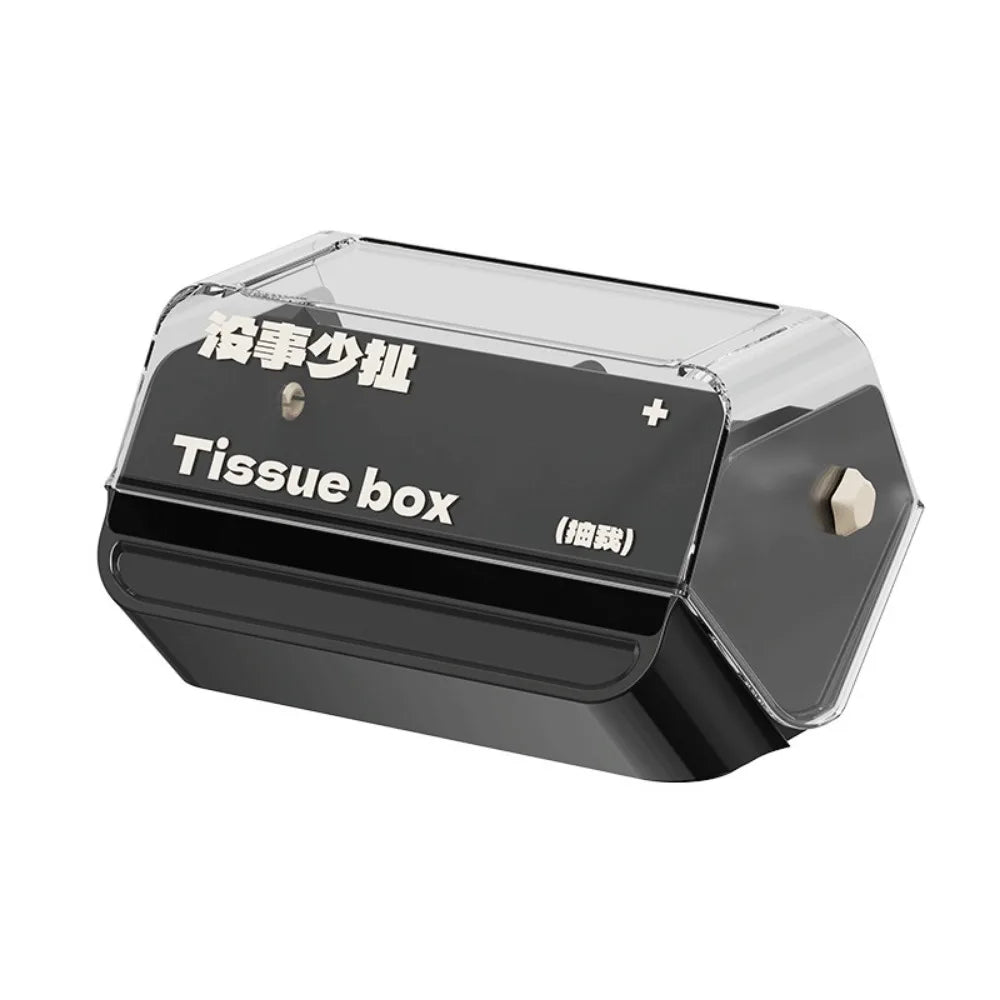 Durable Plastic Tissue Box Funny Anti Slip Paper Holder Decorative Tissue Case Cover Table Decor