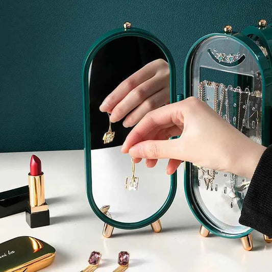 Jewelry Storage Box Earrings Jewelry Rack Earrings Necklace Box Household Cleaning Display Rack Artifact Jewelry Packaking