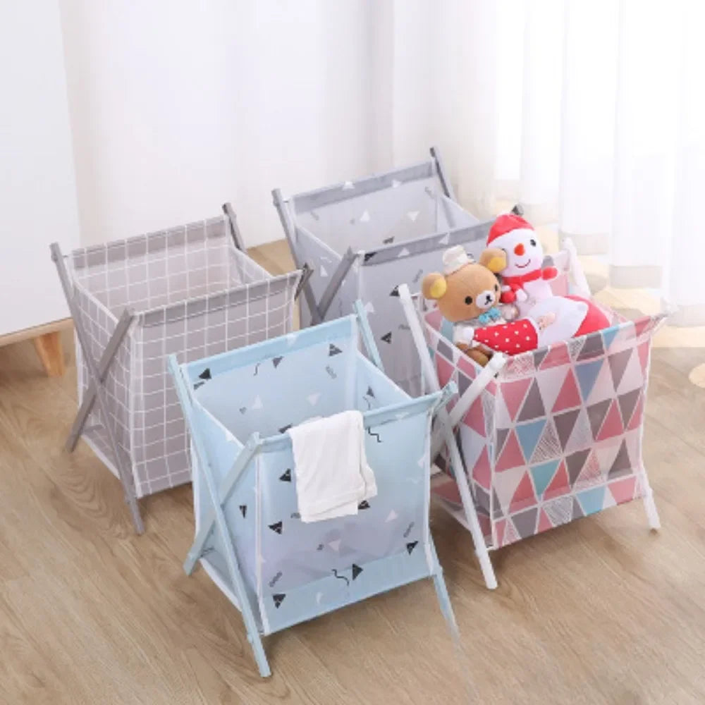 foldable clothing laundry basket bag folding laundry basket Large capacity clothes storage bag toy storage bucket Waterproof