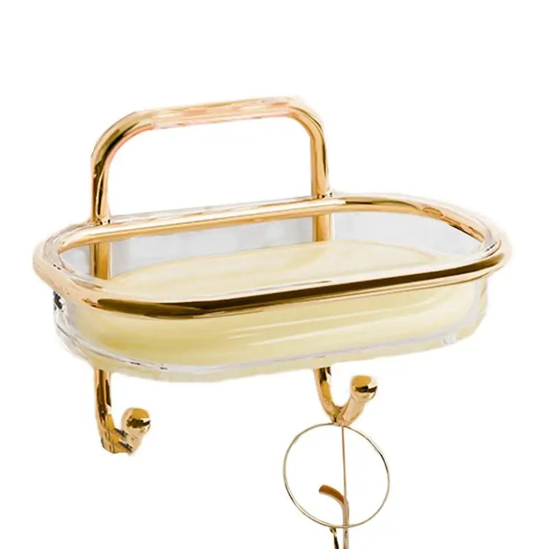 Wall Mount Soap Holder Adhesive Bar Soap Sponge Holder Easy Drainage Soap Tray Sponge Rack For Bathtub Kitchen Sink Bathroom