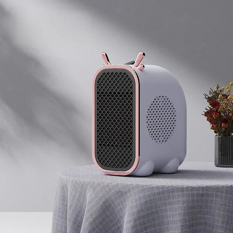 Mini Portable Heater Home Use Warm Wind Machine Fireproof Shell Safe Operation Warm Wholehouse Heater Take Heat Appliance