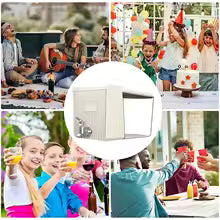 Cold Kettle With Faucet Fridge Water Dispenser Leakproof Beverage Drink Container 5.3 L Refrigerator Kettle Drink Dispenser With