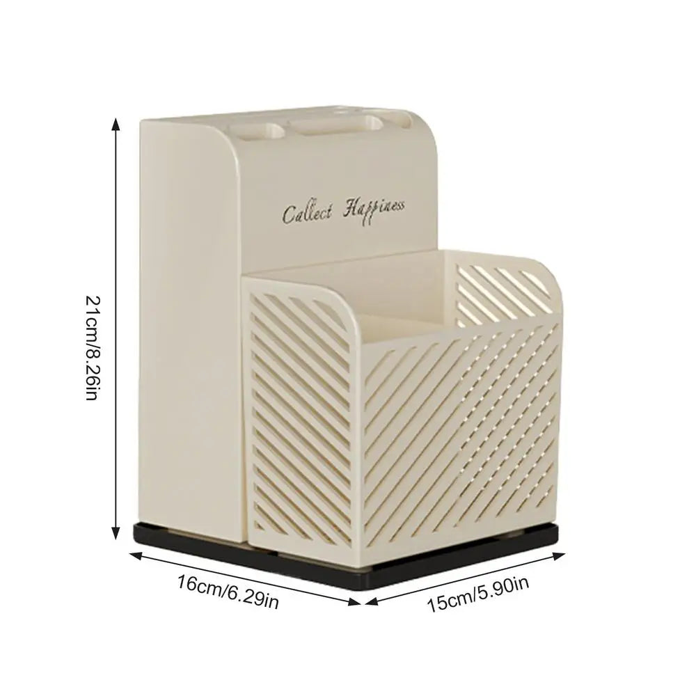 Kitchen Countertop Cutlery Holder Kitchen Utensil Organizer Rack Knife Holder Fork Spoon Chopsticks Tube With Drain