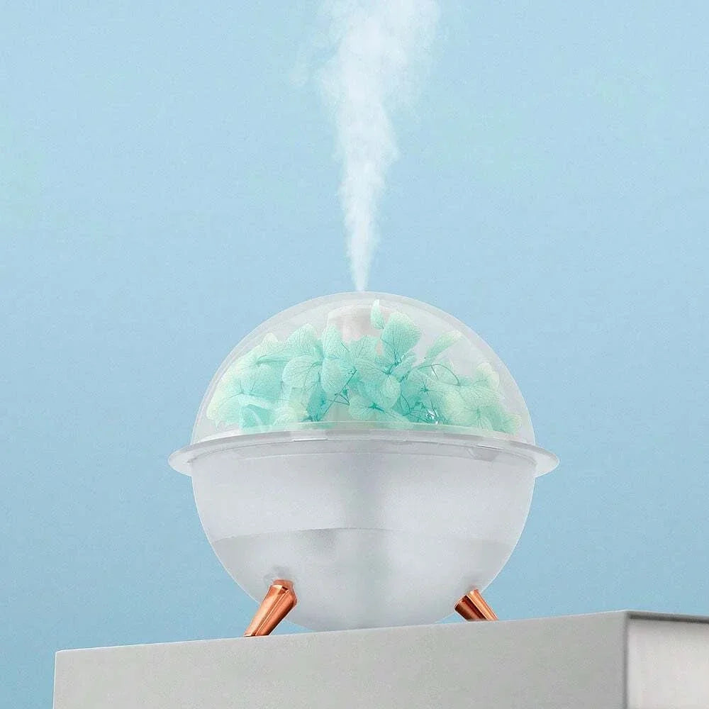 New Eternal Flower Air Humidifier 260ML Mini USB Home Atmosphere Softly Night Light Creative Artificial Diffuser essential oils