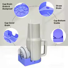 high quality tumbler dry store rack rack Tumbler Drying station for cleaning cups and storage Water cup holder