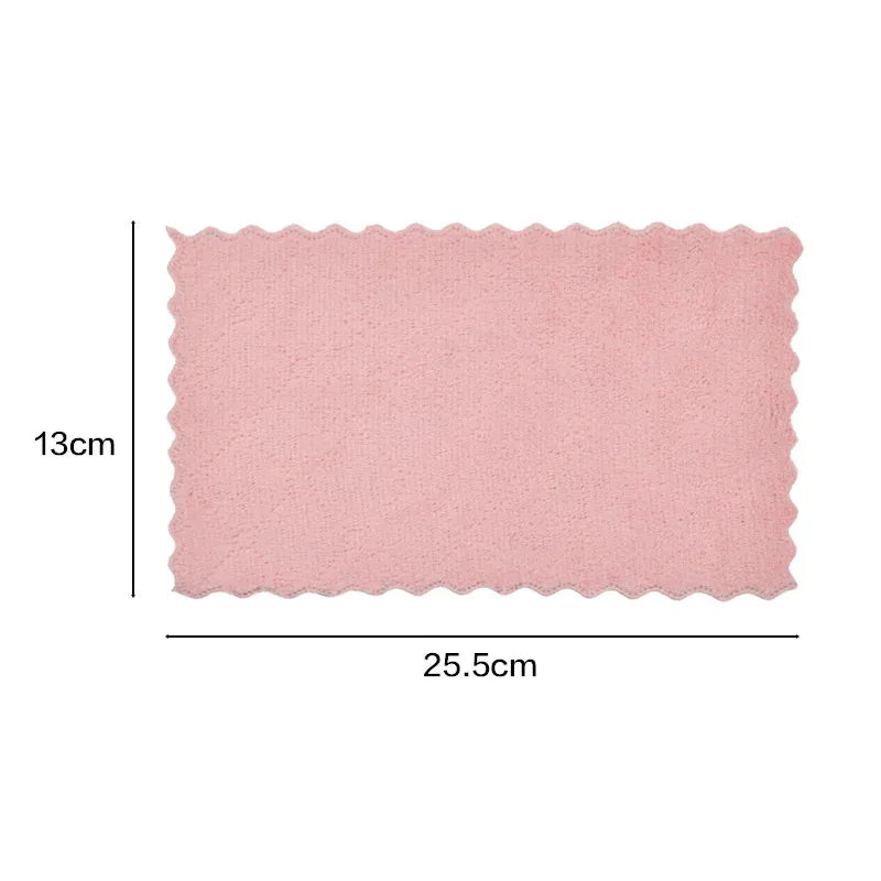 5/50PCS Super Absorbent Microfiber Kitchen Dish Cloth High-efficiency Tableware Household Cleaning Towel Kitchen Tools Gadgets