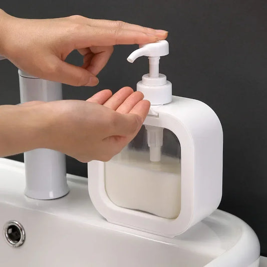300/500ml Portable Travel Dispenser Empty Bath Pump Bottle Bathroom Shower Gel Dispenser Refillable Lotion Shampoo Shower Gel