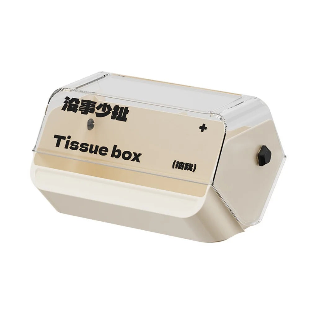 Durable Plastic Tissue Box Funny Anti Slip Paper Holder Decorative Tissue Case Cover Table Decor
