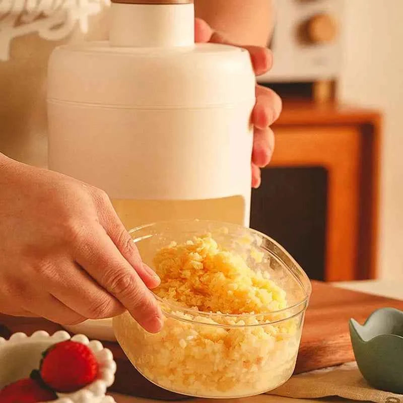 Hand Operated Shaved Ice with Mold, Small Manual Ice Breaker Making, Smoothie Shakes, Commercial in Summer, Kitchen Tool