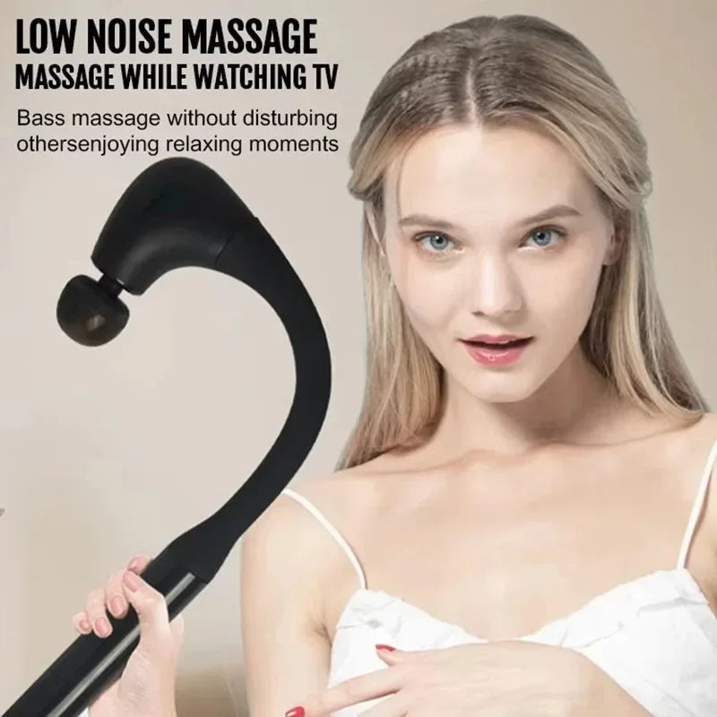 2025 Smart Fascia Gun Electric Massager 5 Gear Hammer Rechargeable Fascia Gun Home Handheld Hammer Back Artifact Body Massager
