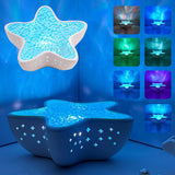 LED Starfish Galaxy Night Light – Dreamy Sky Projector
