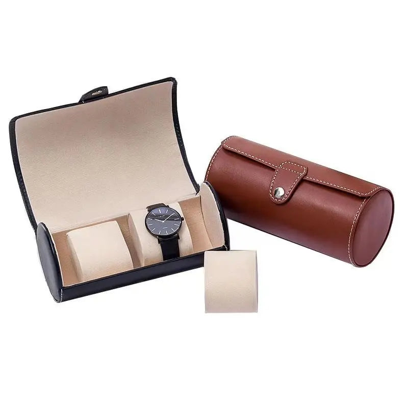 3 Slots Watch Storage Box Wristwatch Holder Watch Storage Case PU Leather Watch Display Box Jewelry Organizer Watches Gifts Box