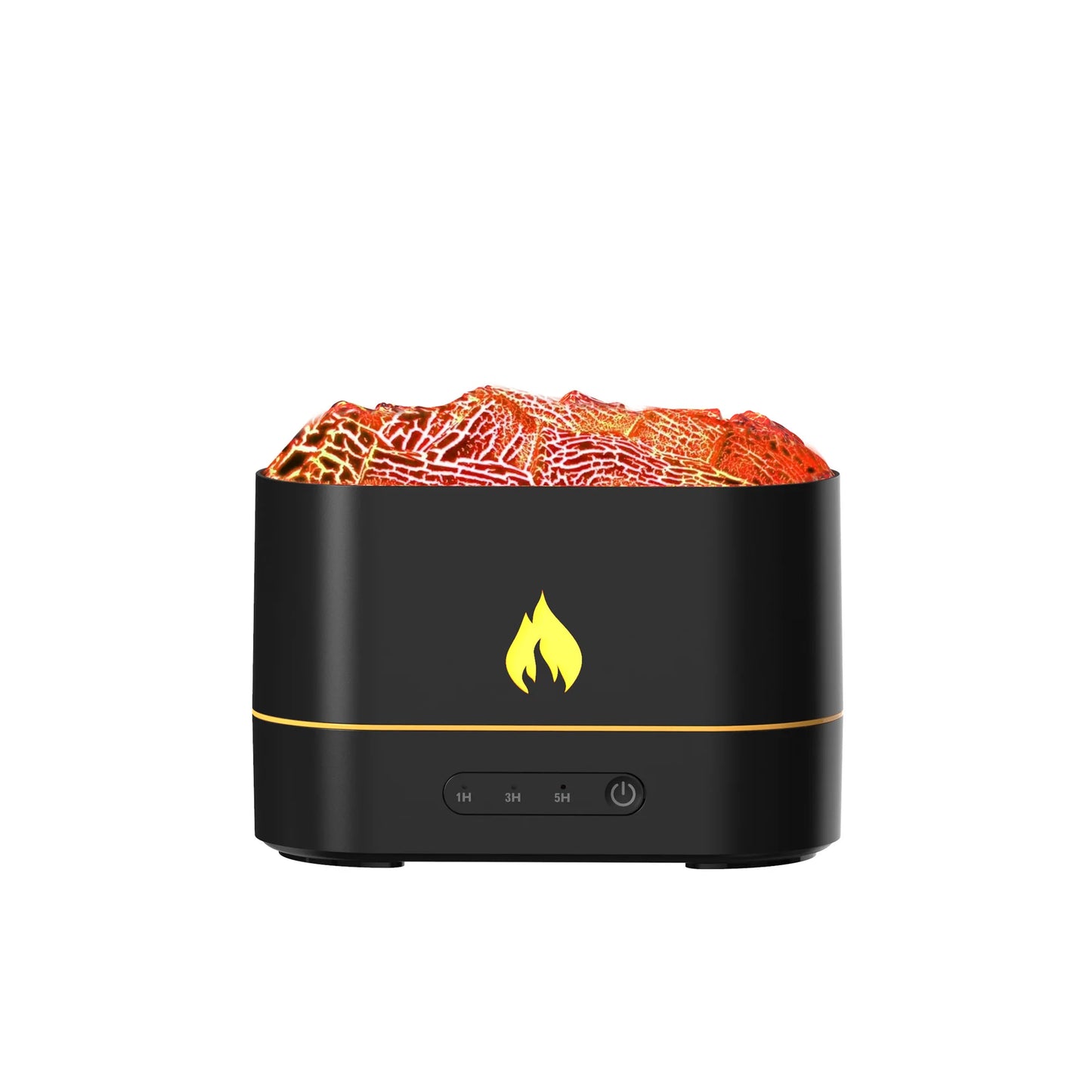 250ml Lava Volcanic Aroma Oil Diffuser with Colorful Flame Lamp USB Ultrasonic Aromatherapy Air Humidifier Fragrance Diffuser