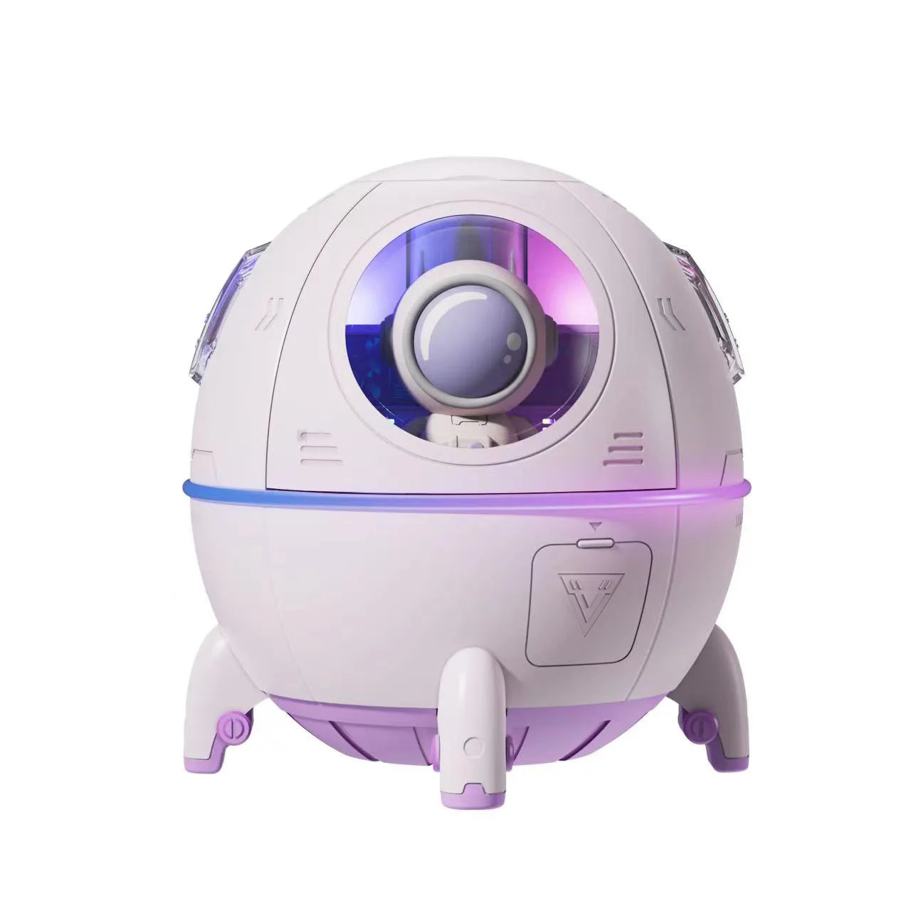 Desktop Space Capsule Air Humidifier Ultrasonic Cool Mist Aromatherapy Water Diffuser with Led Light Astronaut Humidificador