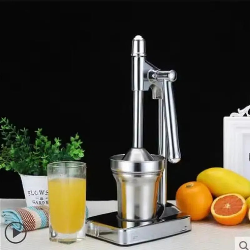 Stainless Steel Citrus Juicer Lemon Pomegranate Orange Juice Manual Juicer Heavy Duty Countertop Home Hand Juicer