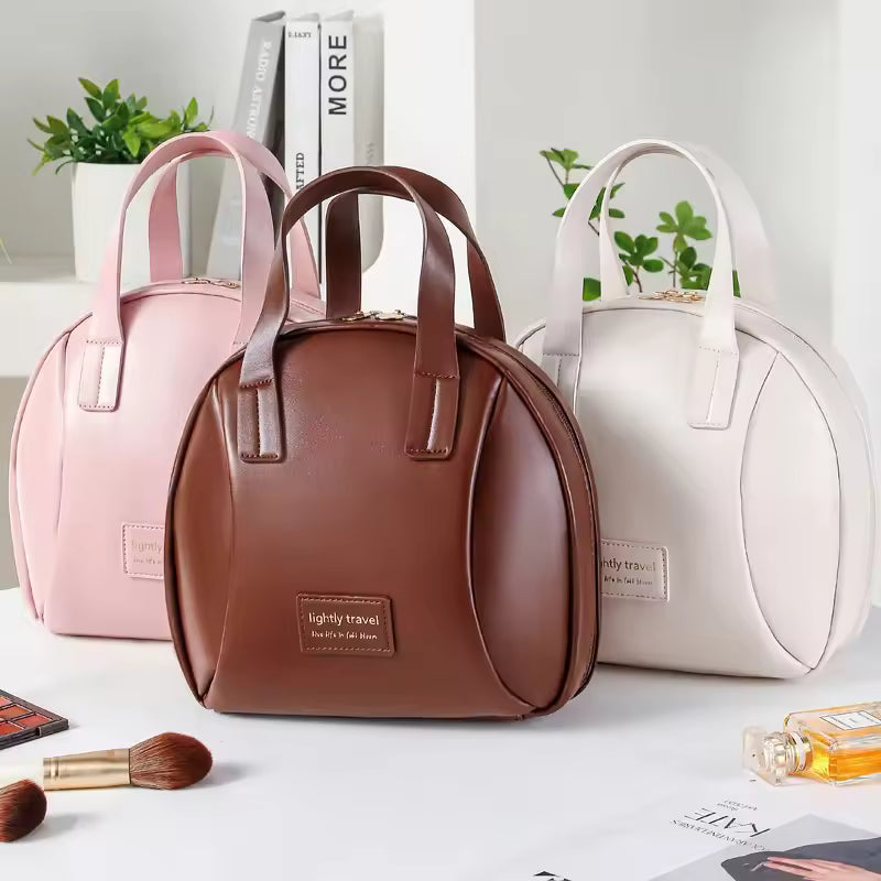 New Large Capacity Portable Women's Makeup Bag High Aesthetic Value Casual Travel Toiletry Bag High End Storage Bag