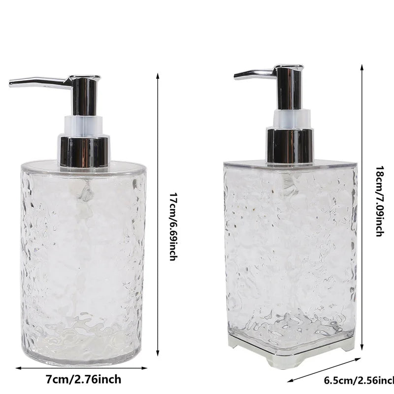 High Quality Hands Foaming Soap Dispenser Press-type Bathroom Liquid Soap Bottle Refillable Dish Soap Container Hand Washer