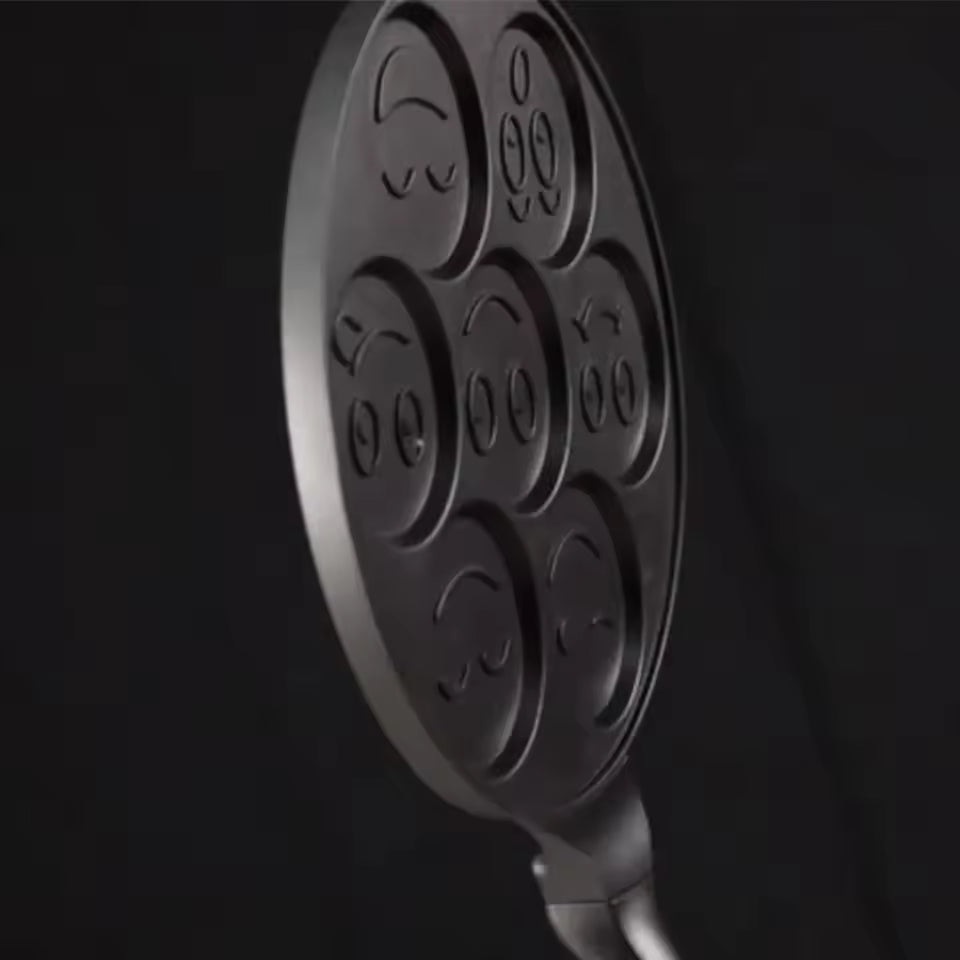 7/4 Cups Frying Pot Breakfast Maker Cooking Egg Pan Non-stick Griddle Pancake Steak Pan Thickened Mini Pancakes Maker for Kids