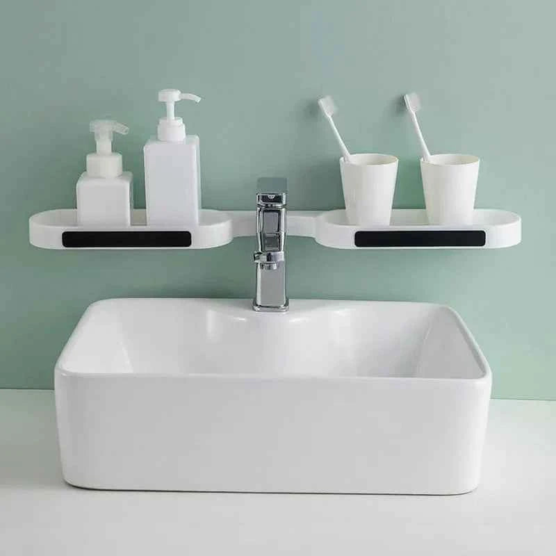 Bathroom shelf Toilet corner non-punching rotatable storage shelf Toilet bathroom wall hanging bathroom shelf