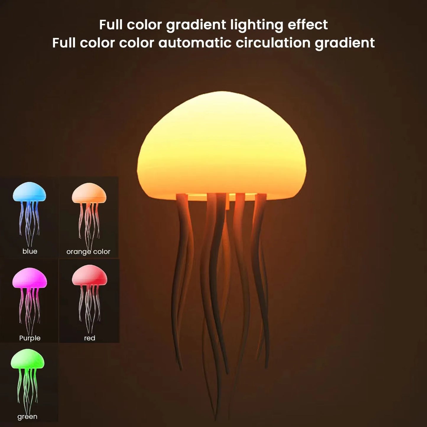 Jellyfish Night Light with Color Changing Glow