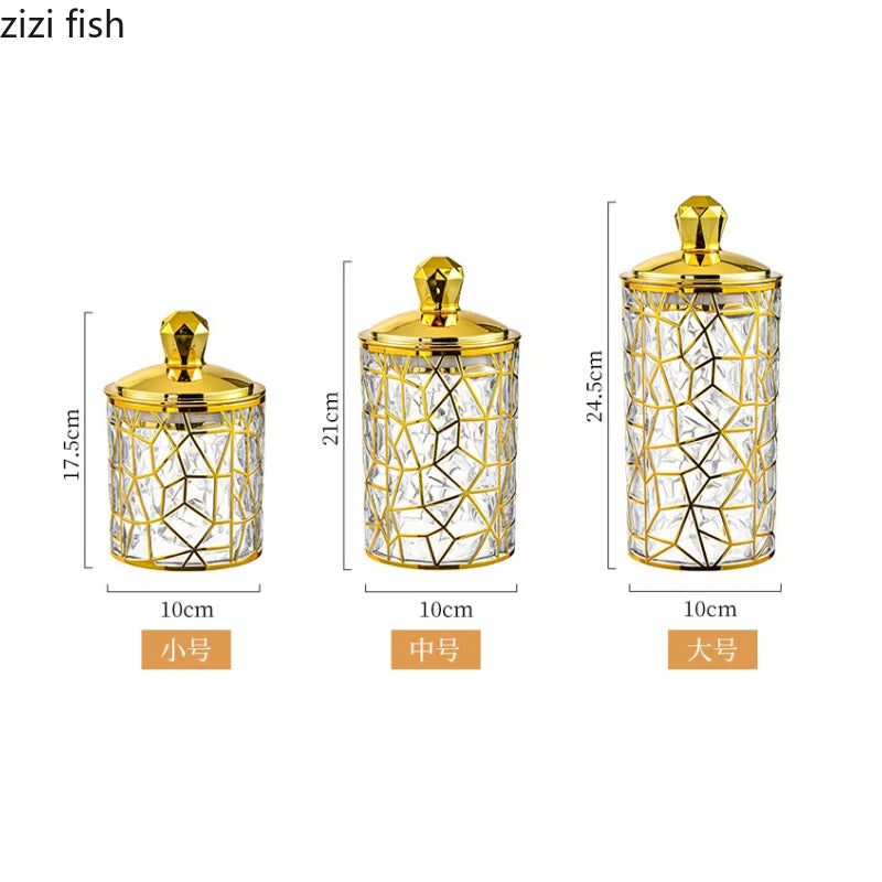 Plastic Sealed Jar 3pcs Moisture-proof Storage Tank Candy Jar Grain Jar Tea Caddy Storage Bottle Food Organizer Storages Box