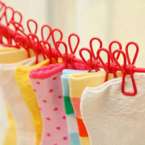 12 Clip Elastic Clothesline.