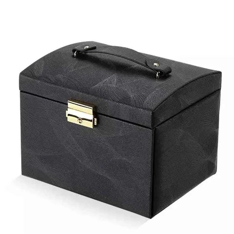 3 Layer Premium Jewelry Organizer with Ample Storage.
