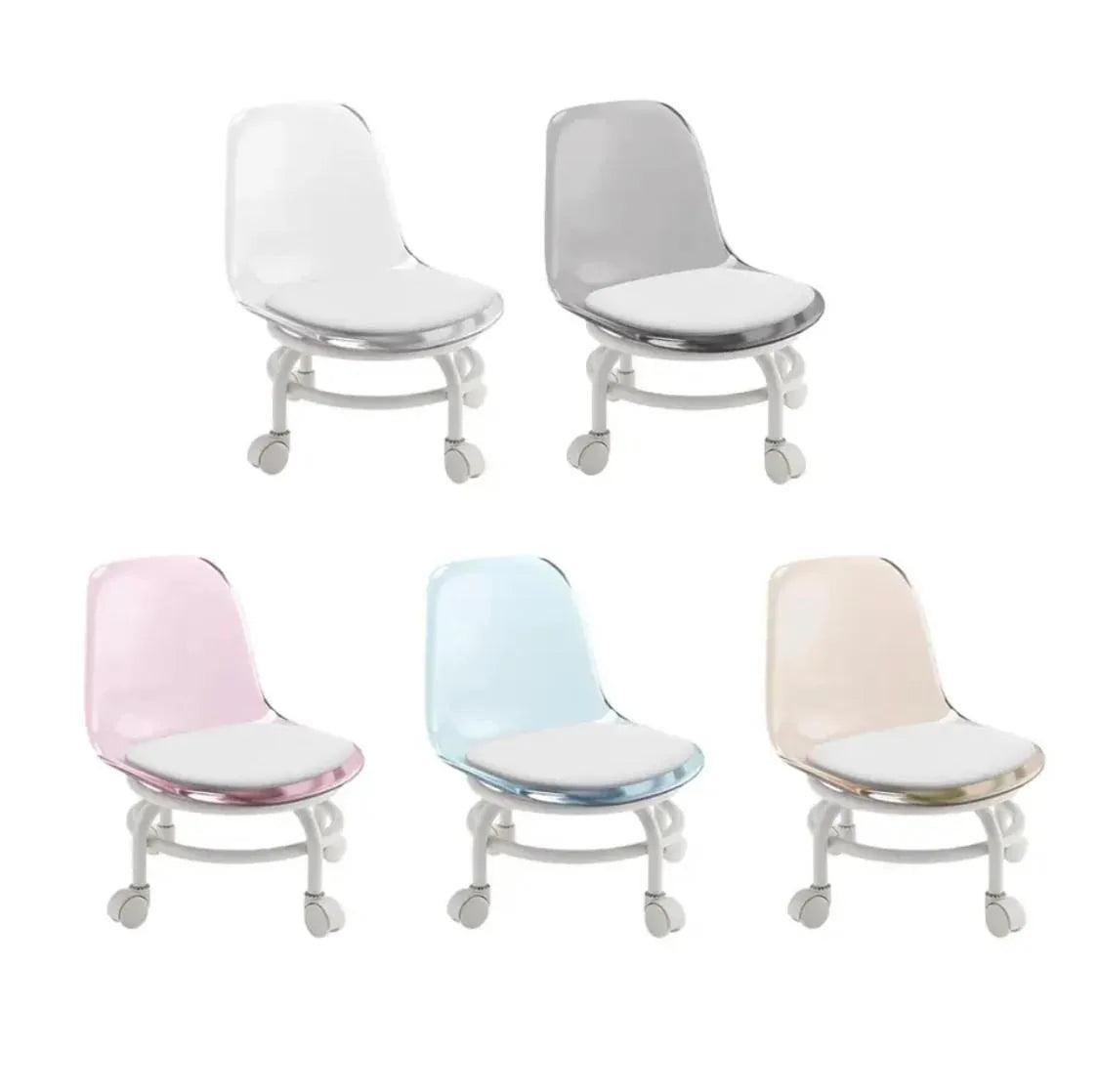 Acrylic 360 Moving Chair - Transparent 360° Rotating Chair for Modern Interiors - Clarify.pk