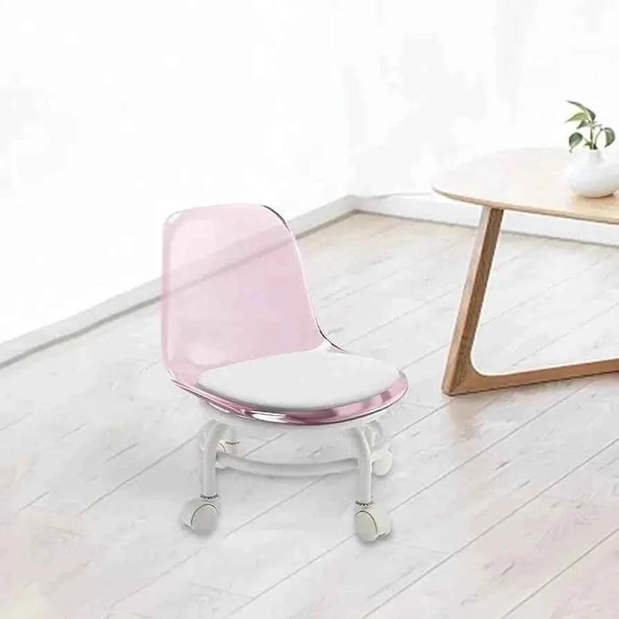 Acrylic Transparent 360 Moving Chair Available.