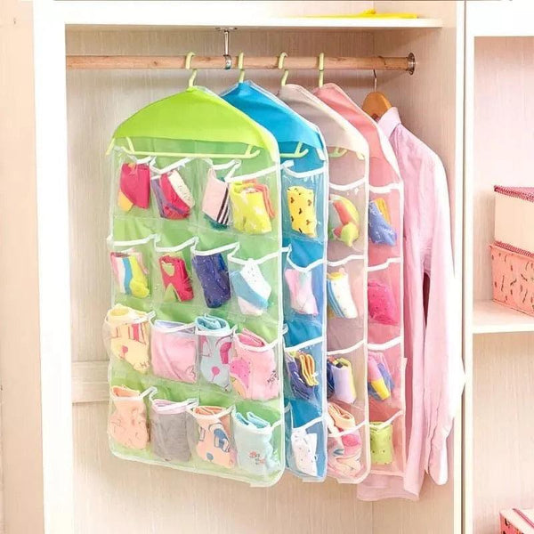 16 Pockets Multifunctional Socks Organizer