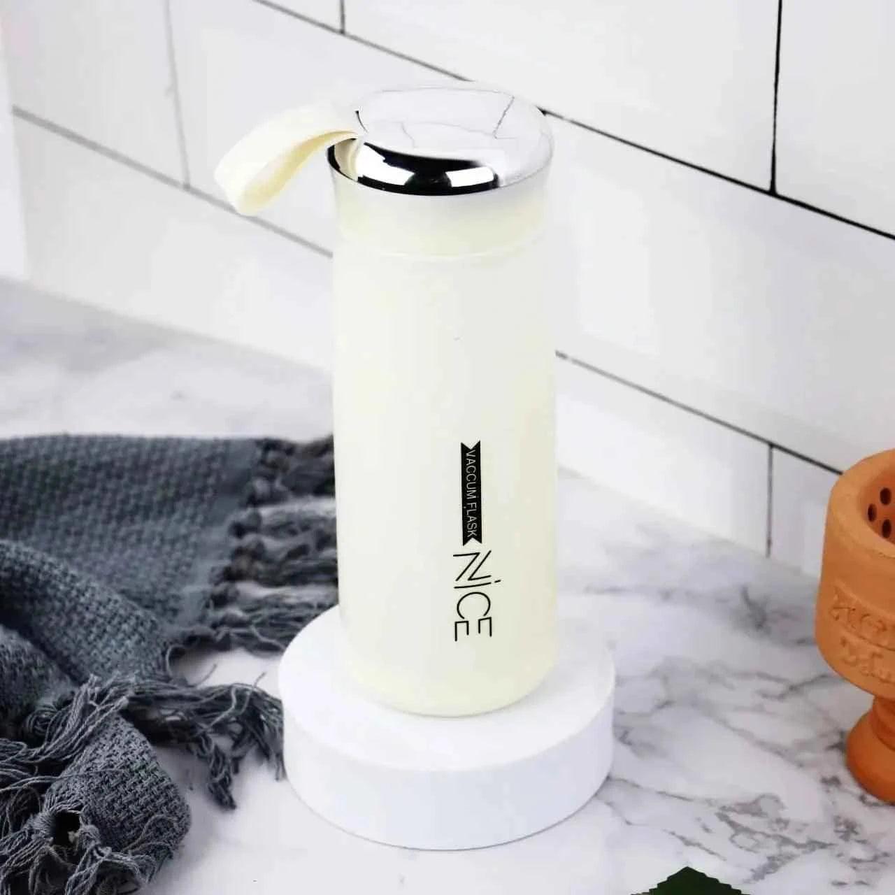 Premium Glass Water Bottle 400ML, Sports & Gym Hydration Bottle, Double-Walled Glass Cup, Portable Kids Beverage Container, Travel-Friendly Insulated Mug, Shatter-Resistant Bottle with Protective Sleeve