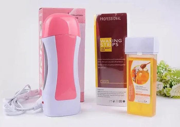 3 In 1 Depilatory Hair Removal Roll Wax Heater Facial Body