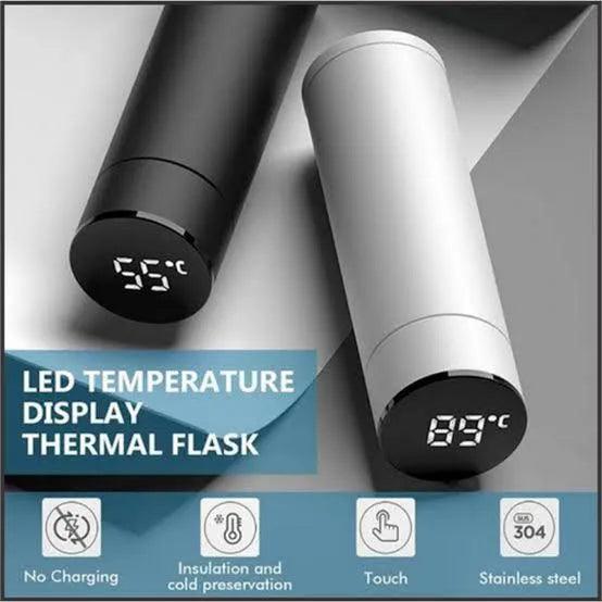 500ML Led Temperature Display Bottle Stainless Steel.