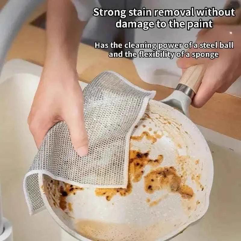 Non Scratch Steel Wire Wire Cleaning Cloth | Dishcloth