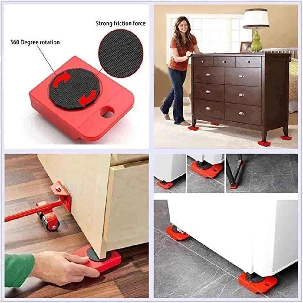 5 in 1 Heavy furniture move tool transport lifter