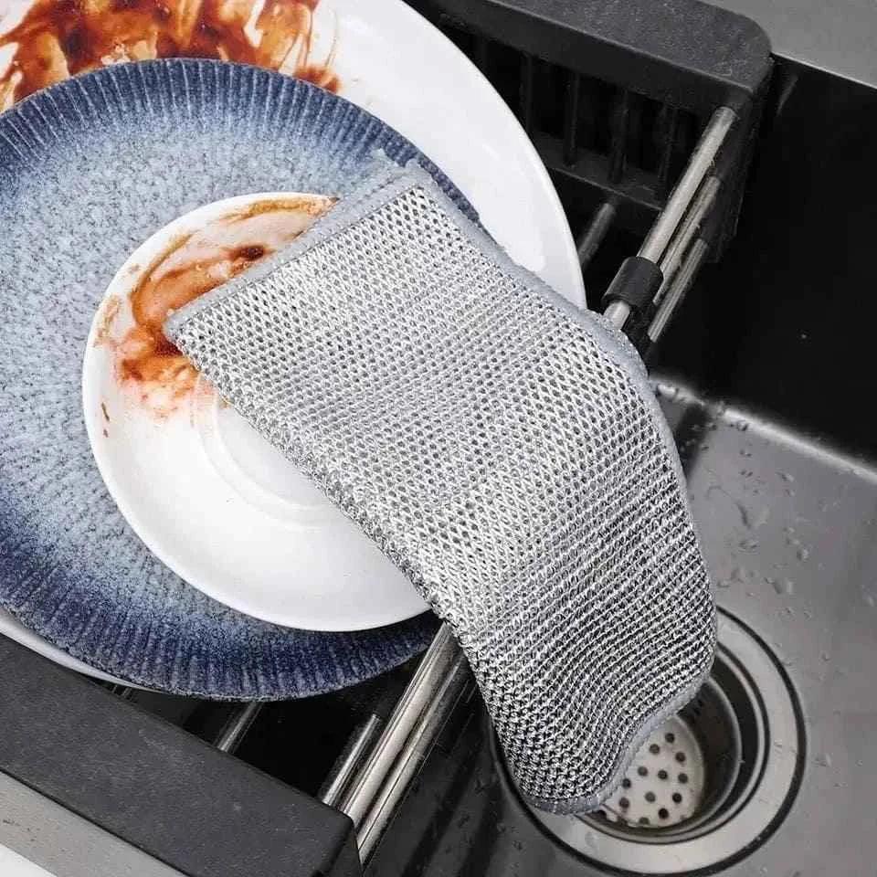 Non Scratch Steel Wire Wire Cleaning Cloth | Dishcloth