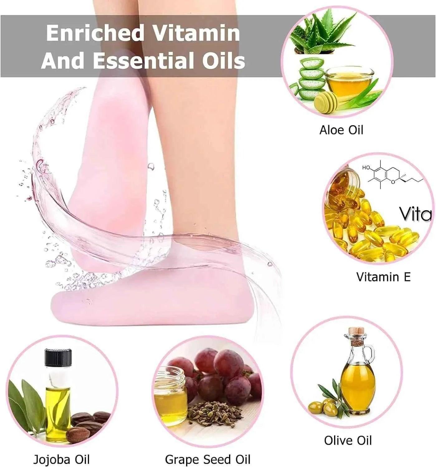 Moisturizing Silicone Foot Socks.