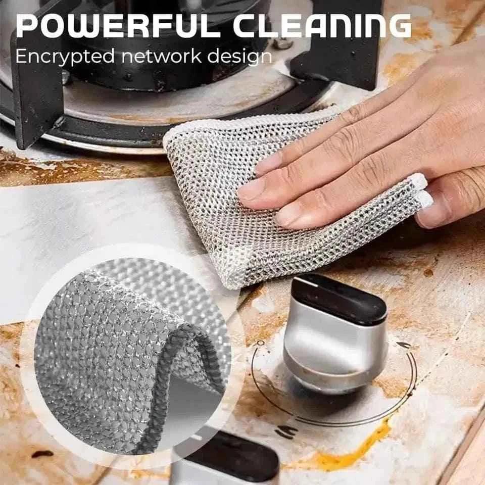 Non Scratch Steel Wire Wire Cleaning Cloth | Dishcloth