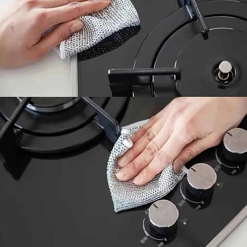 Non Scratch Steel Wire Wire Cleaning Cloth | Dishcloth