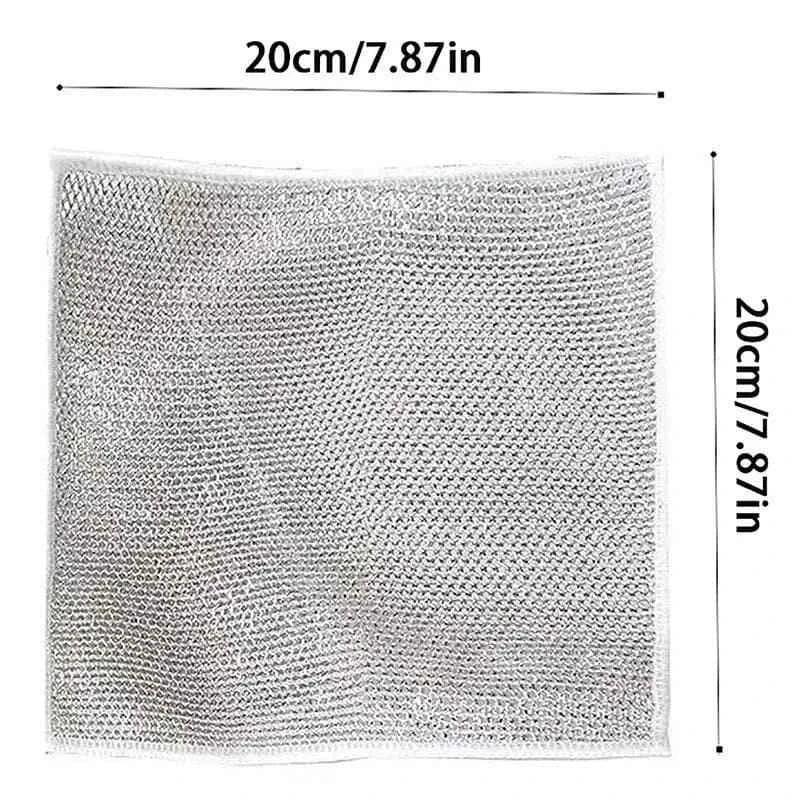 Non Scratch Steel Wire Wire Cleaning Cloth | Dishcloth