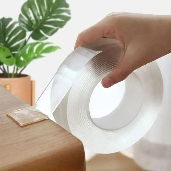 Nano Double Tape, Transparent Nano Tape, Powerful Wall Stickers For Bathroom Kitchen Gadgets Home, Washable Self adhesive Transparent Tape, Universal Hook Tape amazing