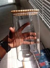 Premium Square Kitchen Storage Jar