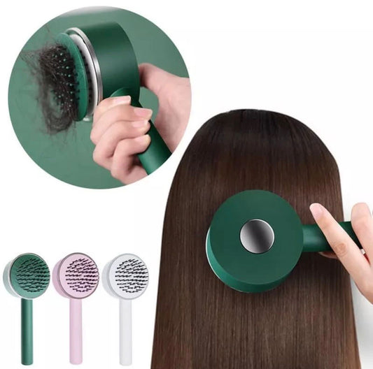Massage Comb for Curly Hair – Cushion Detangling Brush for Women