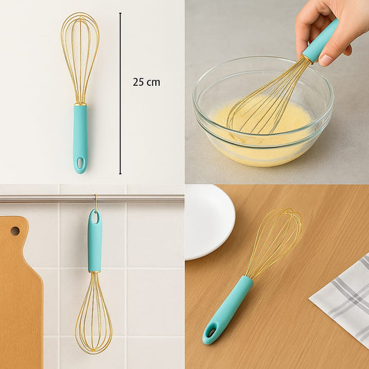Golden Egg Beater – Premium Stainless Steel Whisk