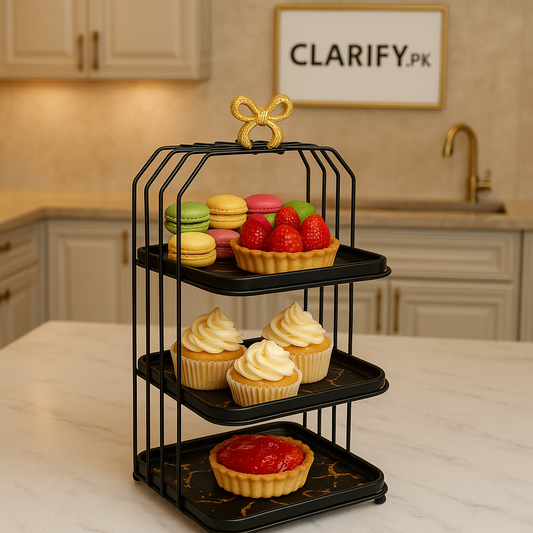 Elegant Ceramic Dessert Stand – Cake & Snack Holder