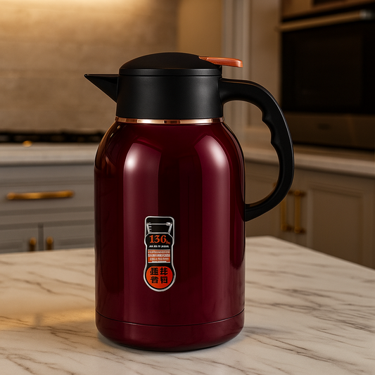 1.6L Stainless Steel Thermal Purple Flask – Hot & Cold Insulated