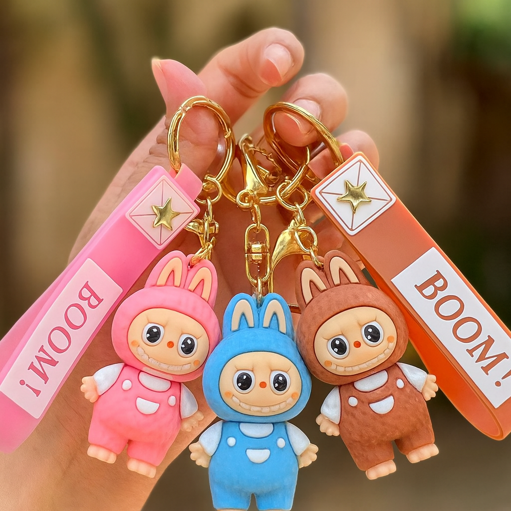 Stylish Labubu Keychain – Trendy Bag Charm Accessory (Random)