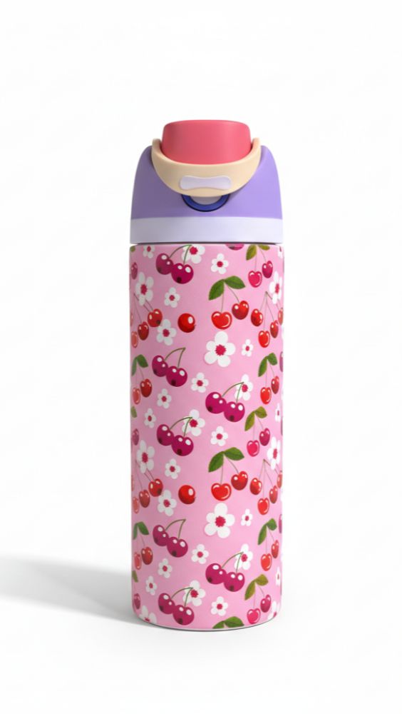 Premium Cherry Blossom 32oz Owala Bottle – Elegant Water Bottle (950ml)
