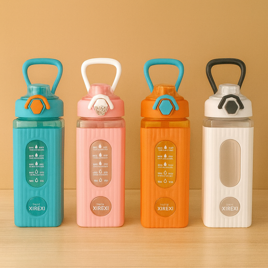 700ml Leakproof Grip Water Bottle – Stylish & Durable (Random Color)